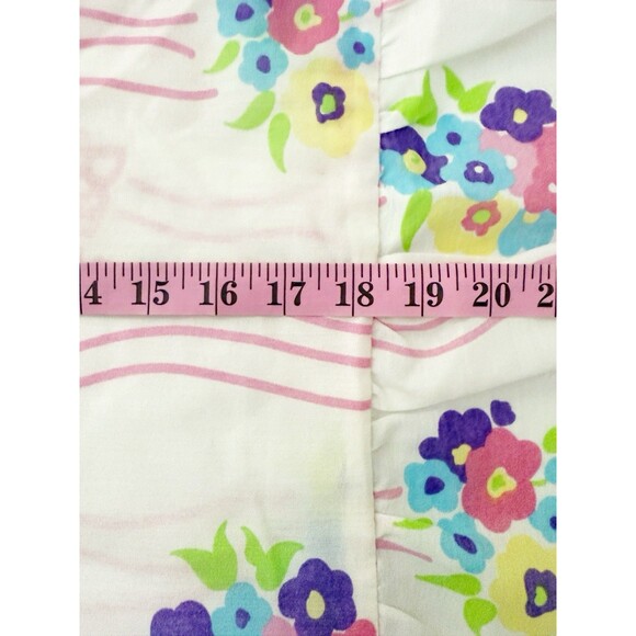 Barbie Vintage Floral Pillow Sham Ruffled Edge USA Made by The Bibb Company 1996 - Picture 9 of 11